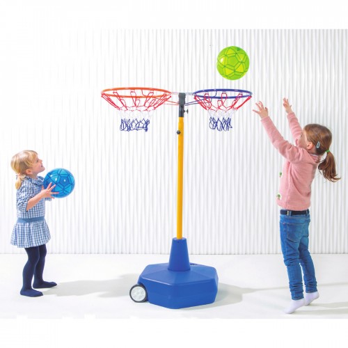 Conjunto Canasta Doble FootBasket (1 Poste Largo + 1 Base + Aro doble)