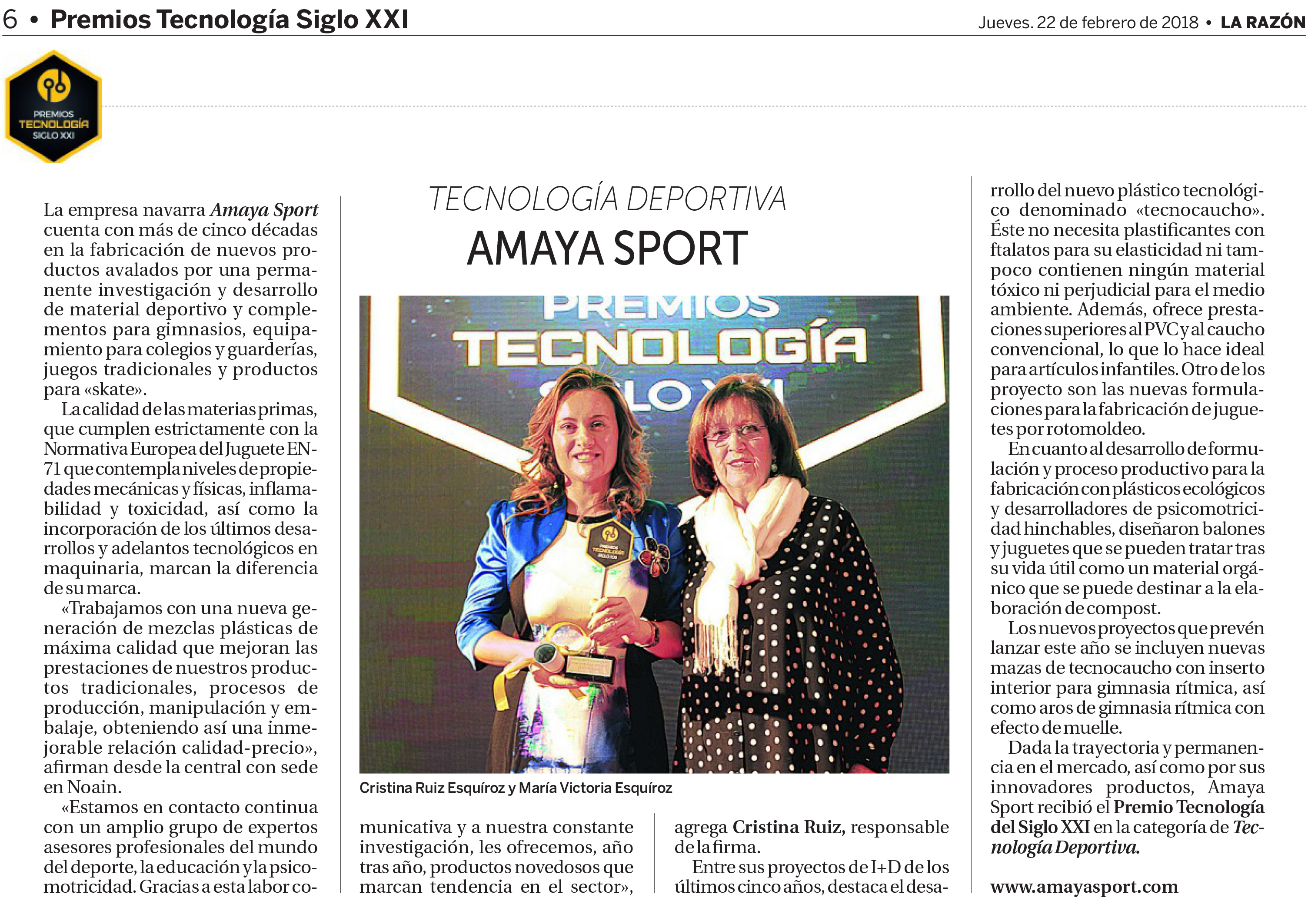 Articulo La Razon - Premios innovacion